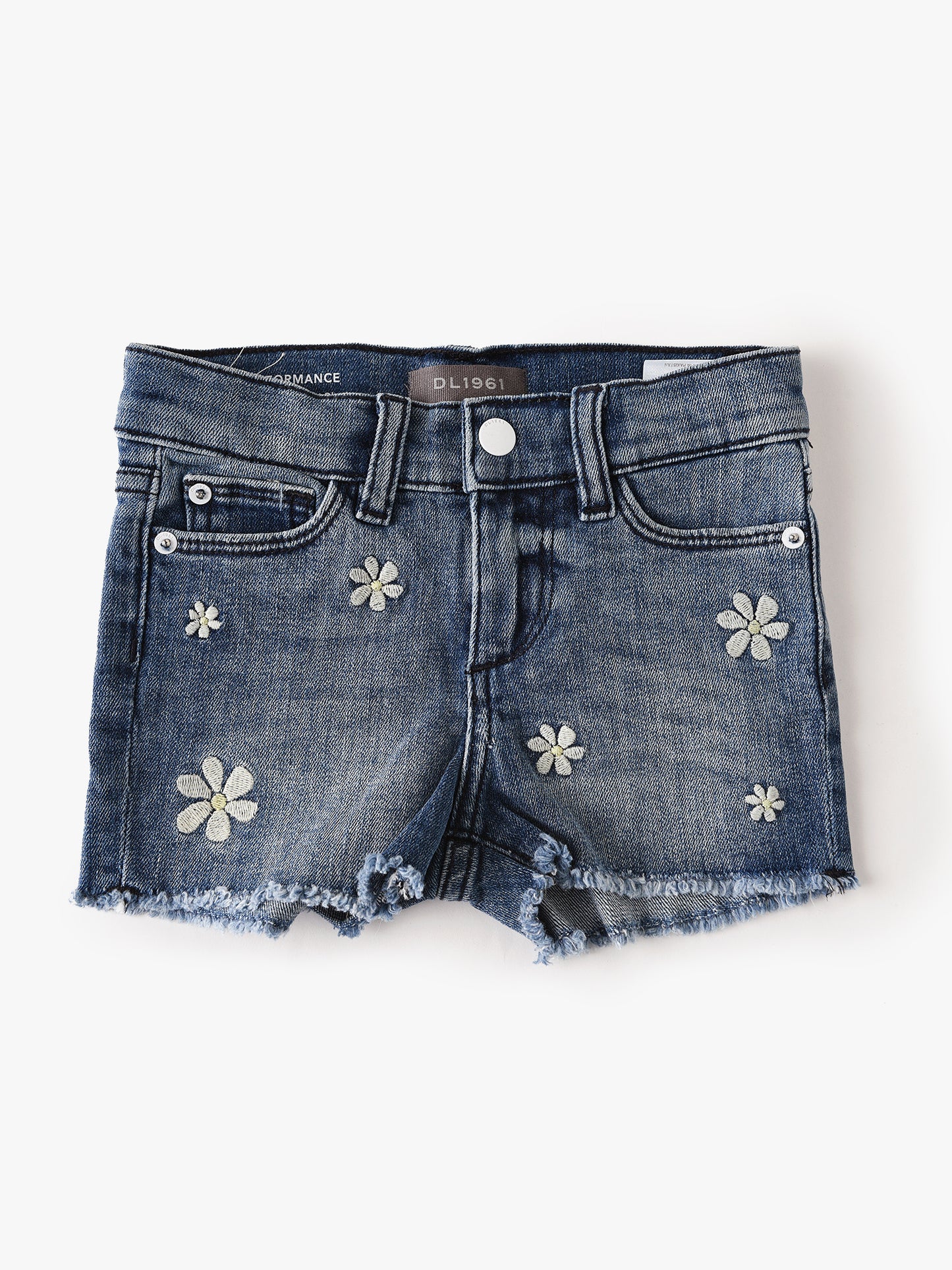 DL1961 Little Girls' Lucy Cut-Off Short - Saint Bernard