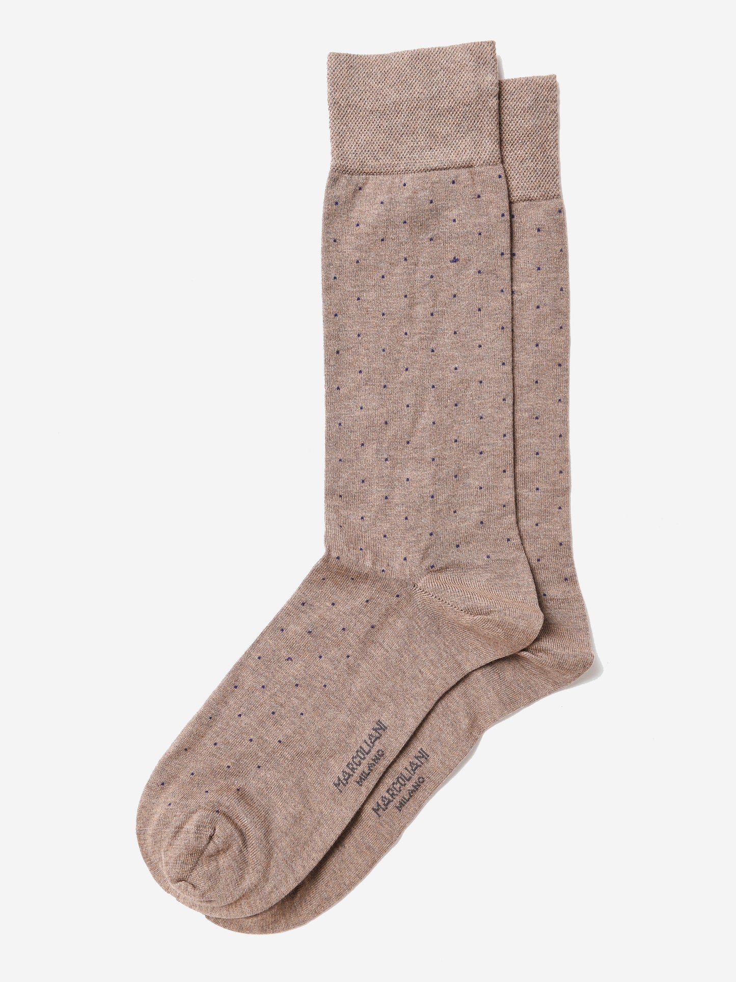 Marcoliani Men's Pin Classic Dress Sock - Saint Bernard
