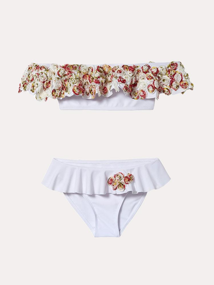 Stella Cove Girls' Floral Bikini - Saint Bernard