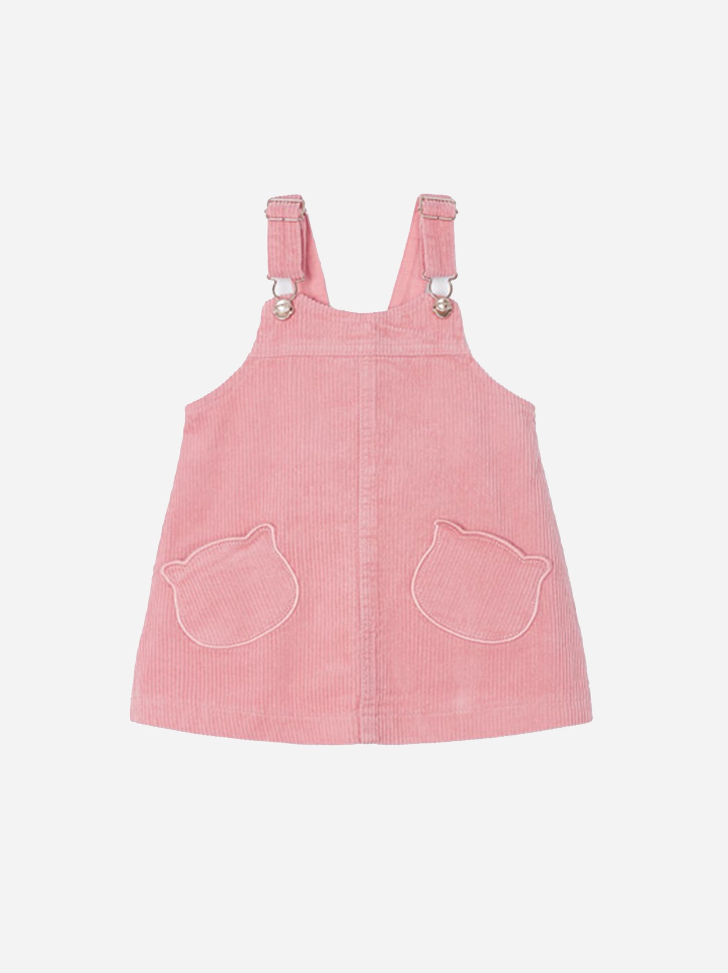 Mayoral Baby Girl Corduroy Overall Dress - Saint Bernard