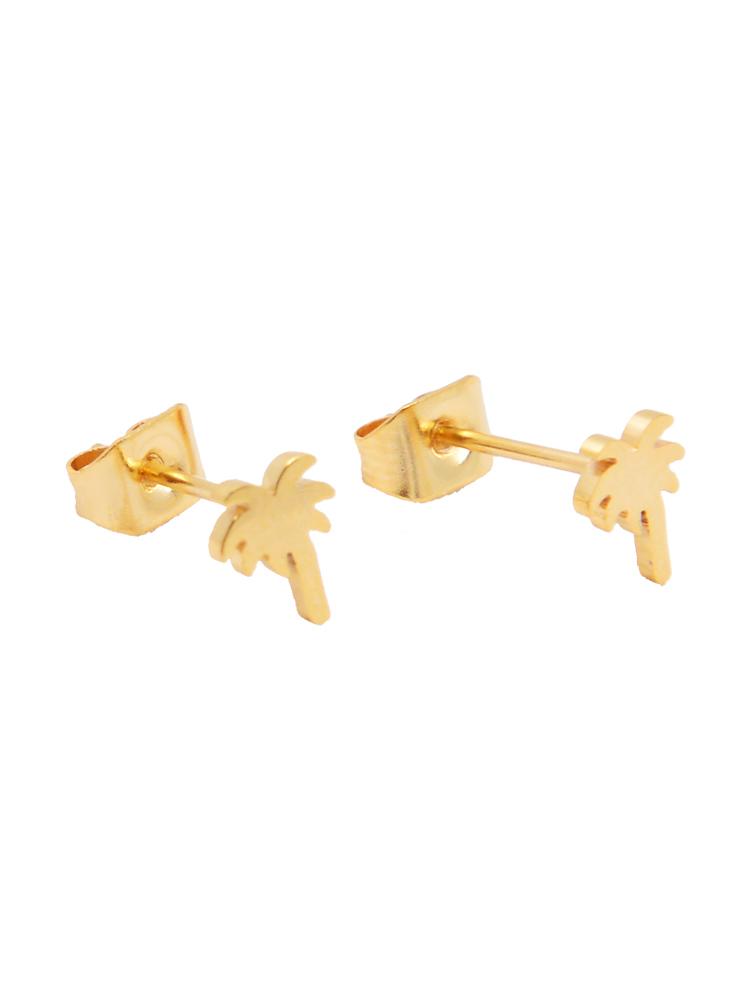 Seoul Little Palm Tree Studs - Saint Bernard