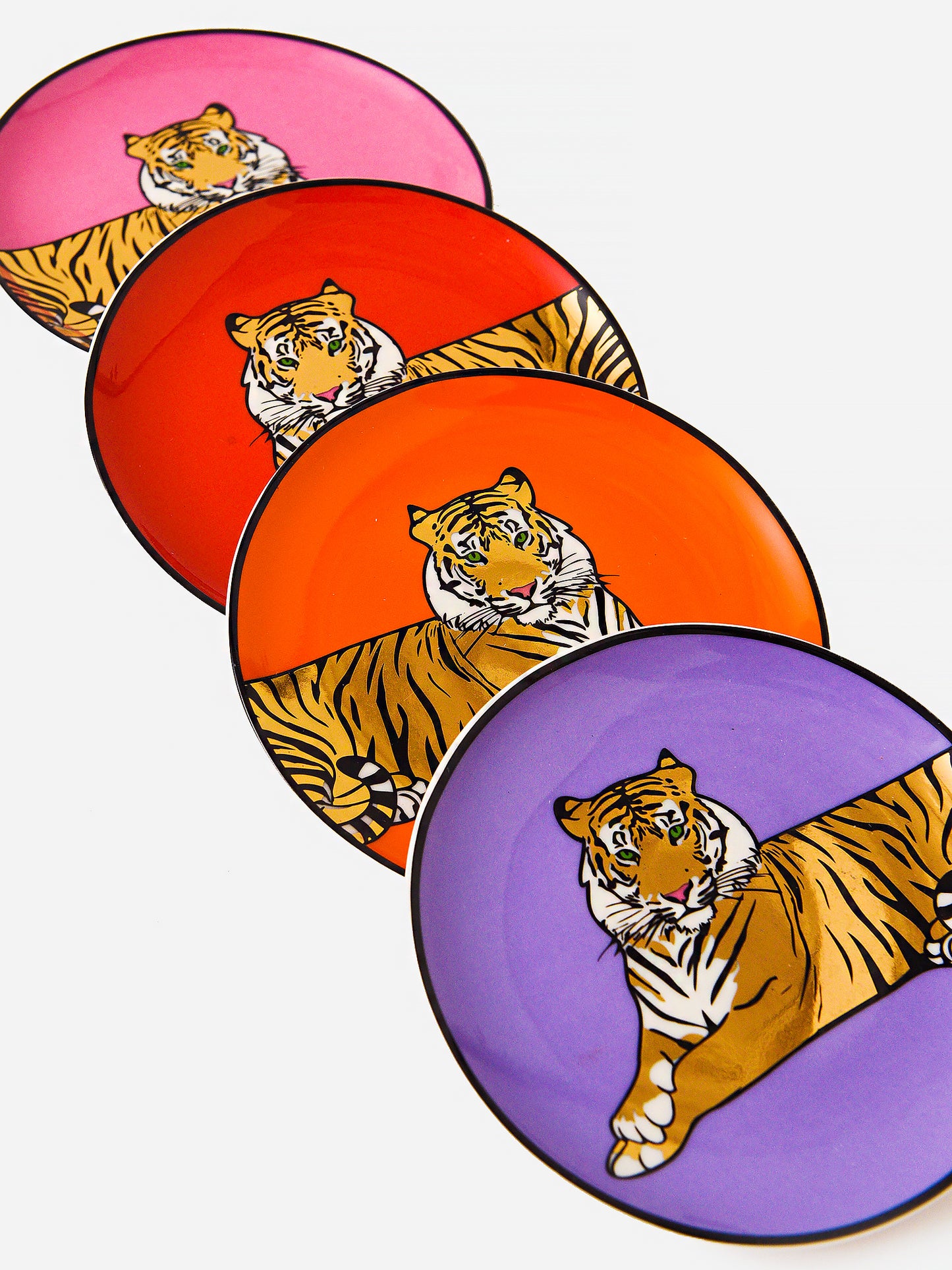 Jonathan Adler Safari Set of 4 Coasters - Saint Bernard