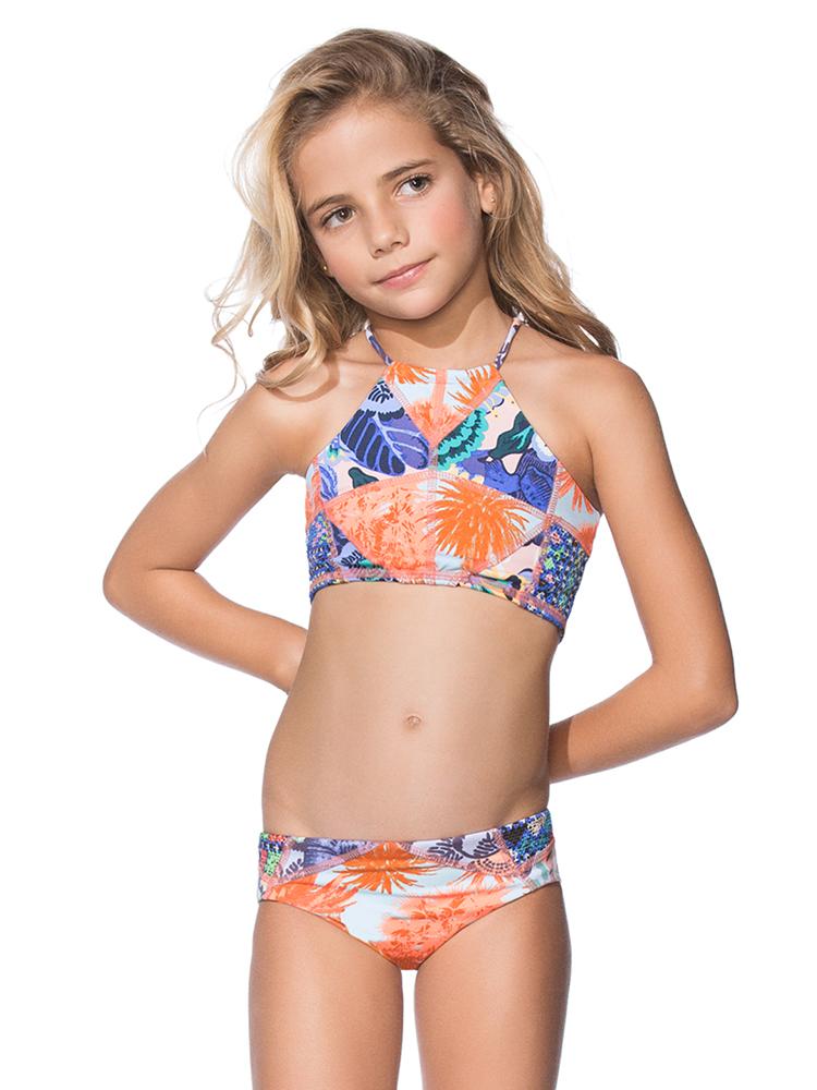 Maaji Girls' Nightingale Bikini Set - Saint Bernard