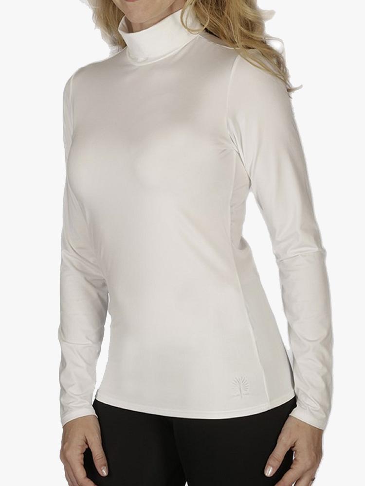 Snow Angel Women's Cybersilk T-Neck - Saint Bernard