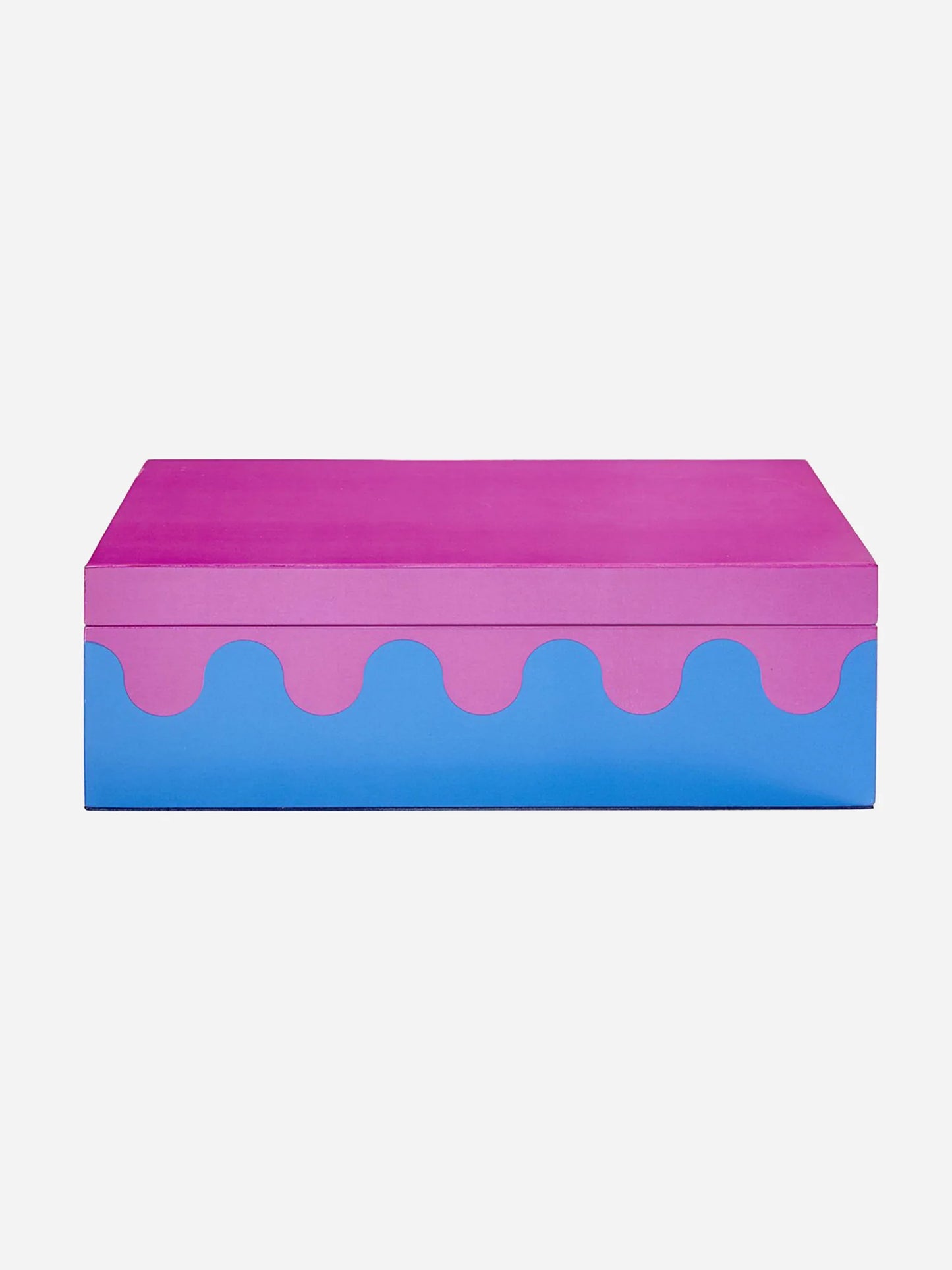 Jonathan Adler Medium Lacquer Ripple Box - Saint Bernard