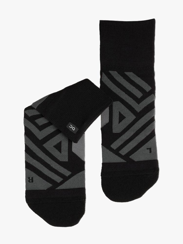 On Mid Sock Black Shadow - Saint Bernard