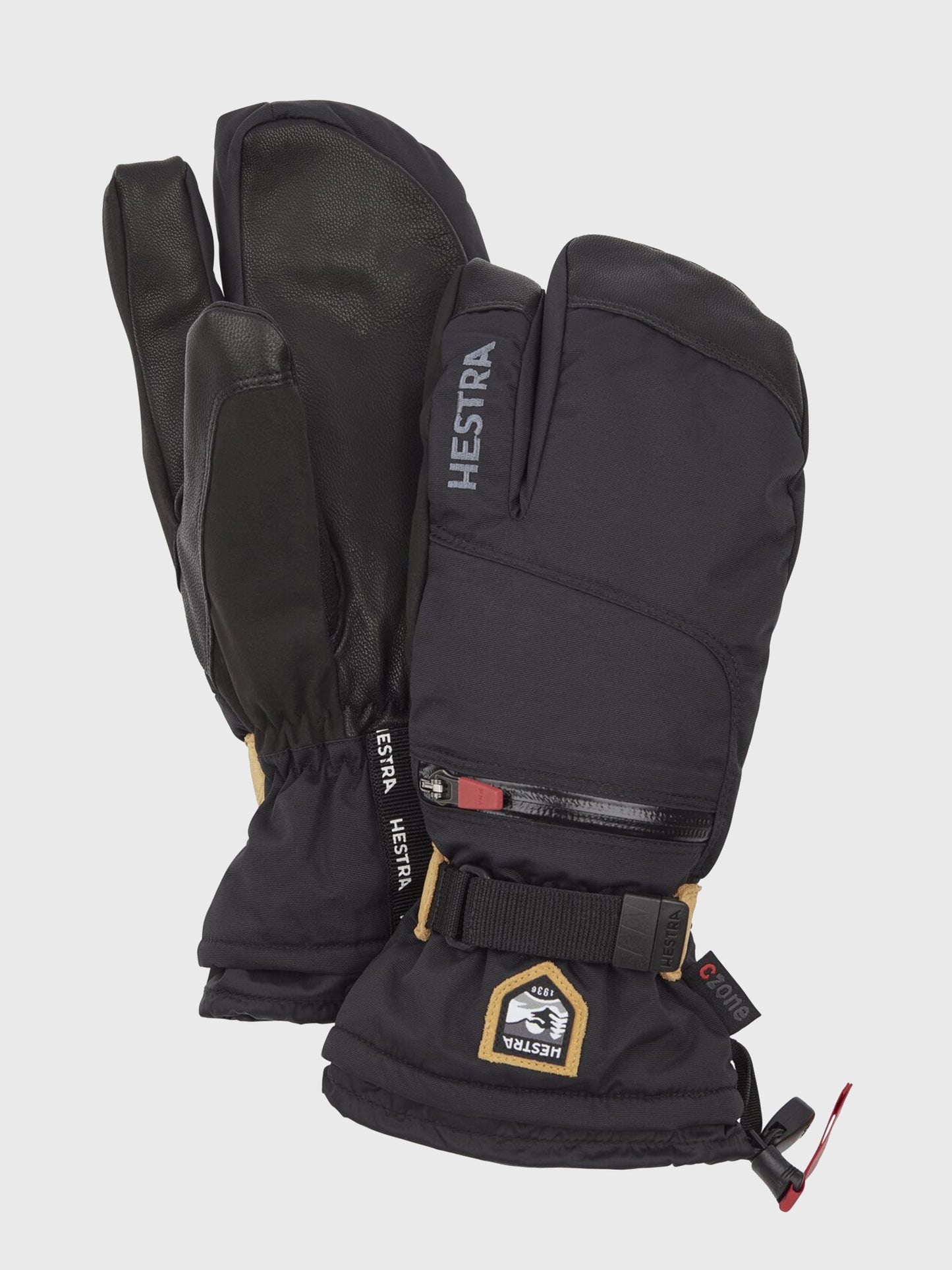 Hestra Men's All Mountain CZone 3-Finger Mitten - Saint Bernard