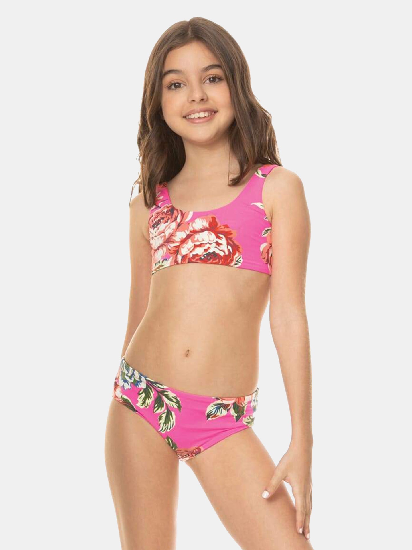 Maaji Girls' Raspberry Sunset Carla Bikini Set - Saint Bernard