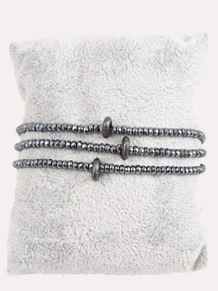 Nicole Leigh Savannah Pyrite Bracelets - Saint Bernard
