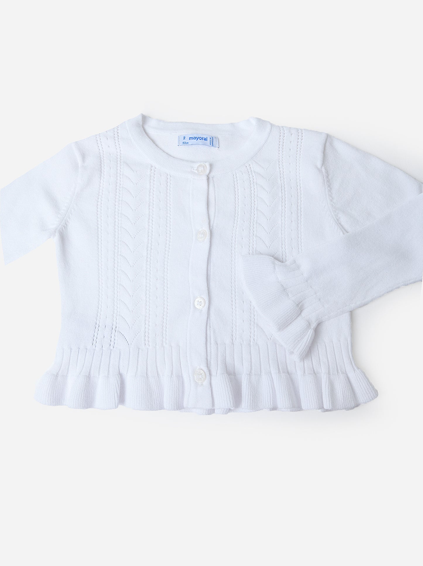 Mayoral Girls' Knit Cardigan - Saint Bernard