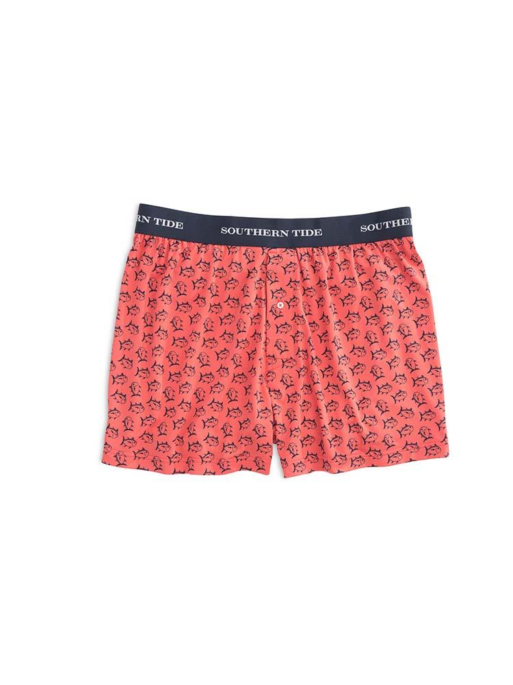 Southern Tide Tossed Skipjack Performance Boxer - Saint Bernard