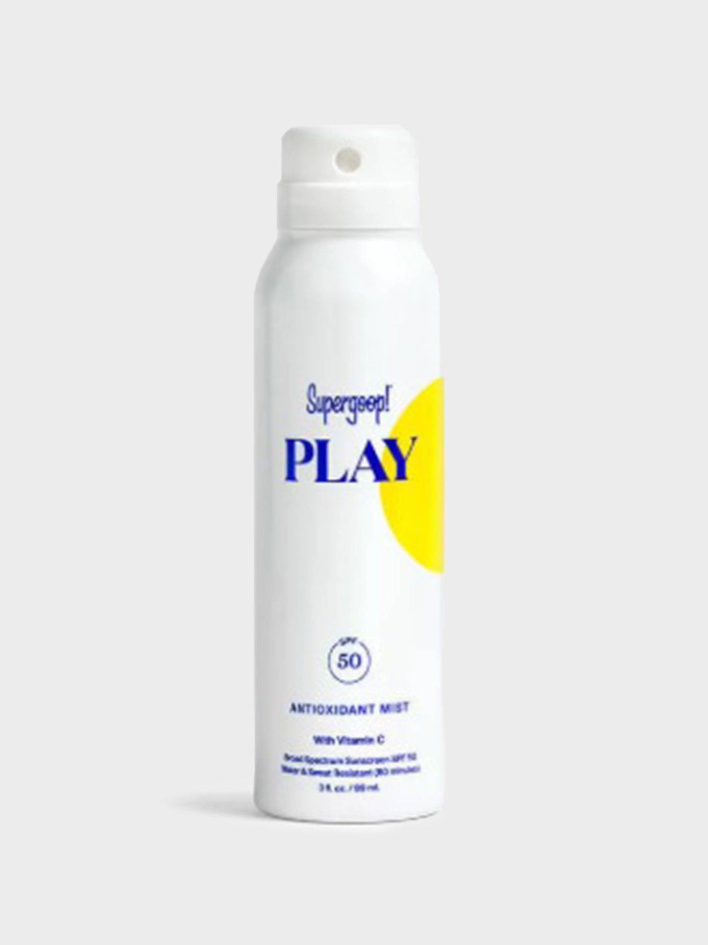 Supergoop PLAY Antioxidant Body Mist SPF 50 With Vitamin C 3oz - Saint Bernard