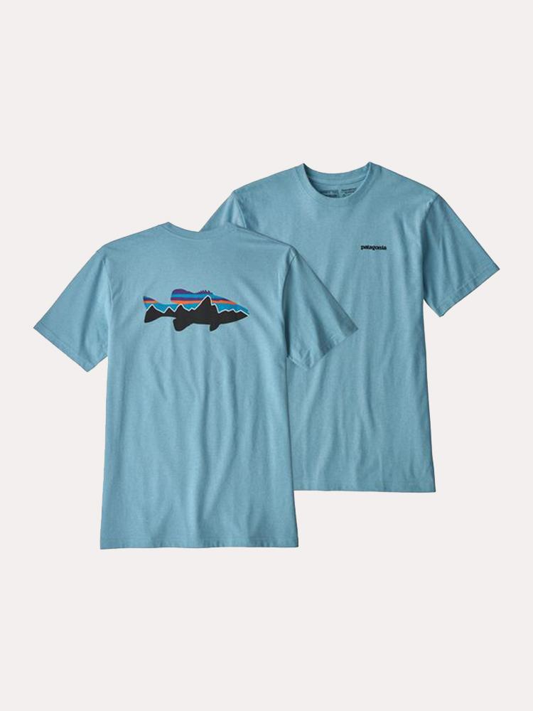 Patagonia Men's Fitz Roy Smallmouth Responsibili-Tee - Saint Bernard