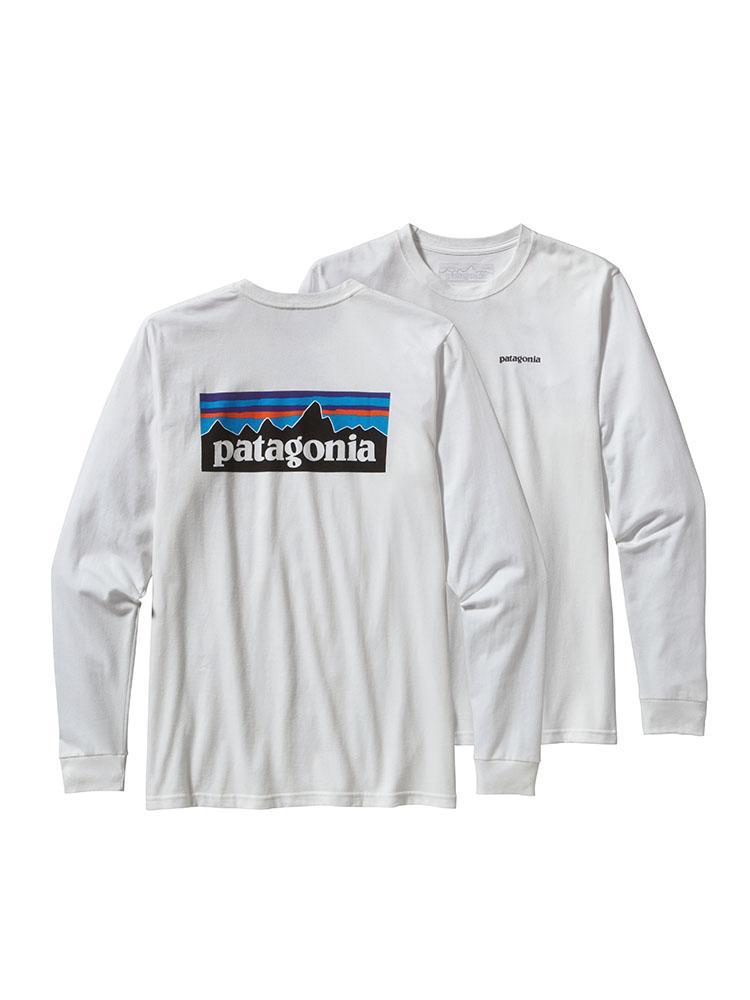Patagonia Men's Long-Sleeved P-6 Logo Cotton T-Shirt - Saint Bernard