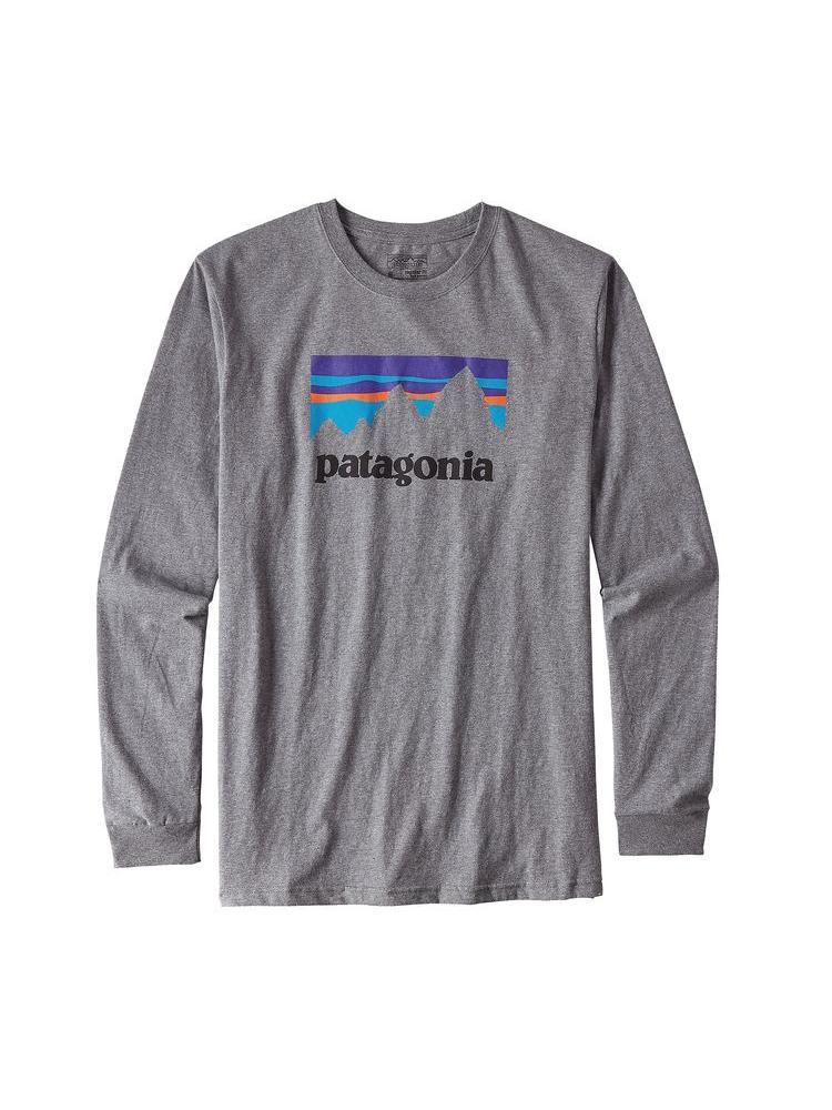 Patagonia Men's Shop Sticker Long-Sleeve Tee - Saint Bernard