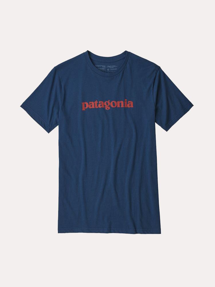 Patagonia Men's Text Logo Organic Cotton T-Shirt - Saint Bernard