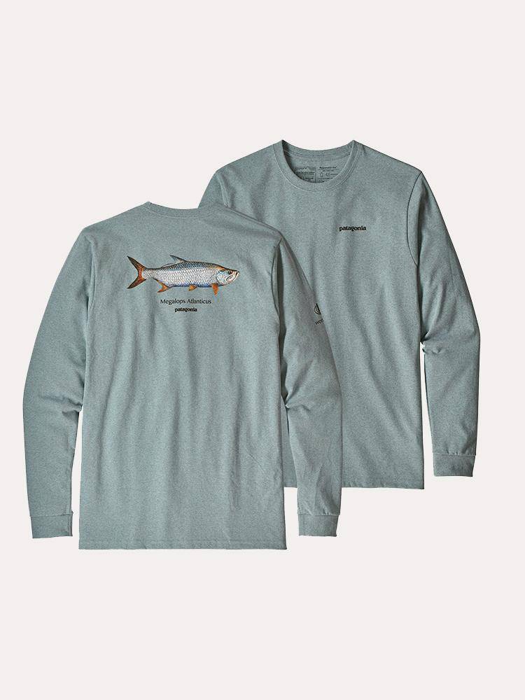 Patagonia Men's Long-Sleeved Tarpon World Trout Responsibili-Tee - Saint Bernard