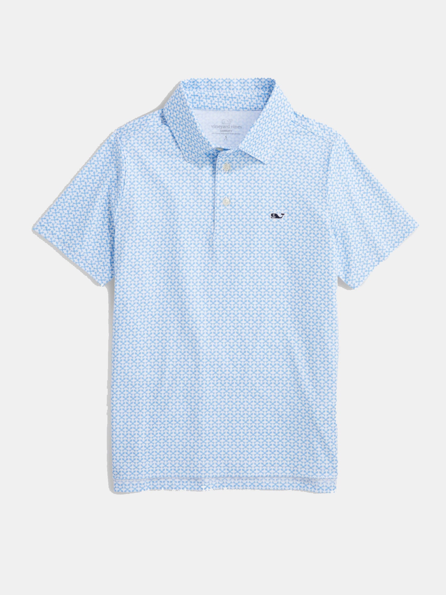 Vineyard Vines Boys' Printed Sankaty Polo - Saint Bernard