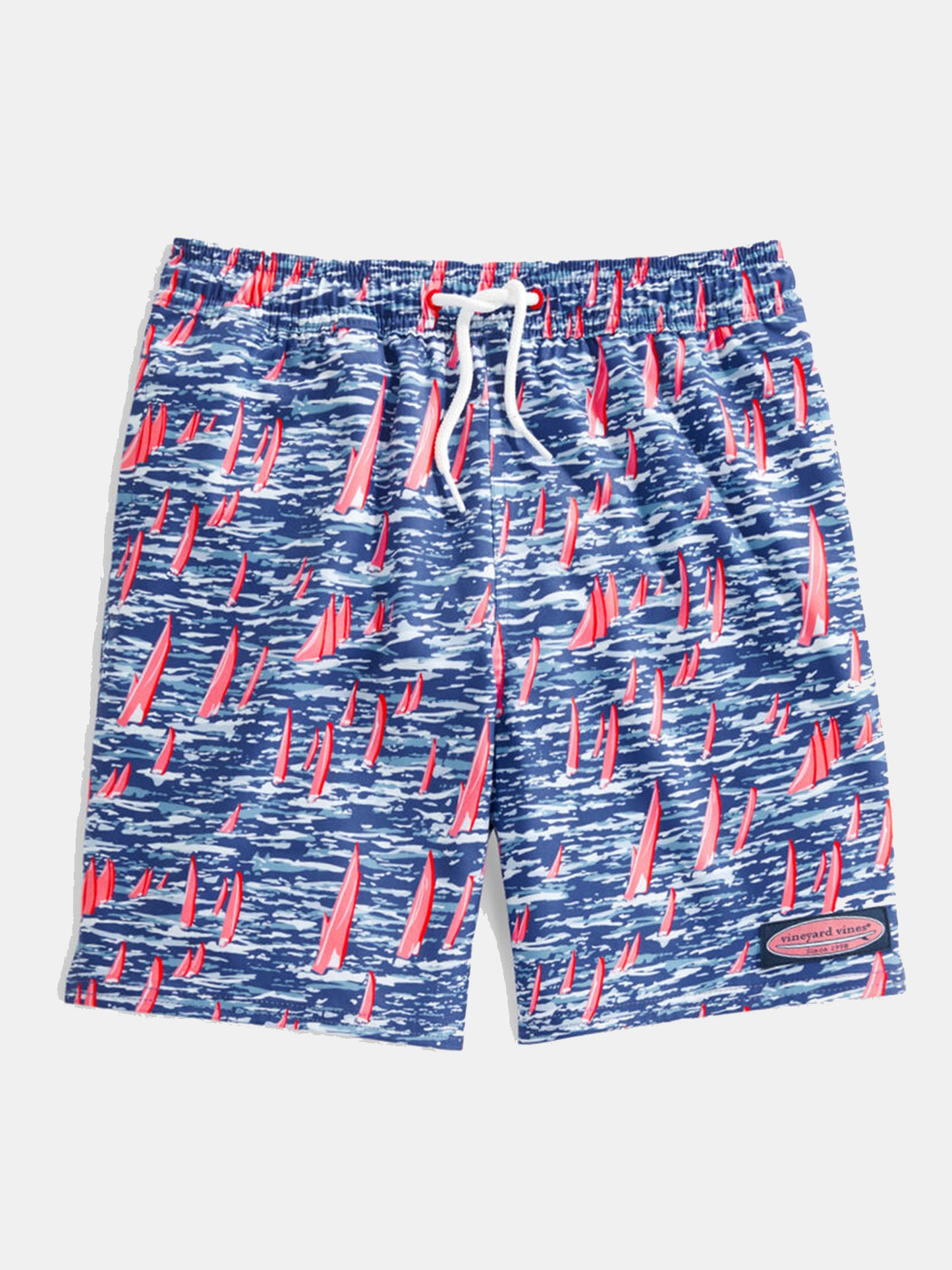 Vineyard Vines Boys’ Printed Chappy Swim Trunk - Saint Bernard
