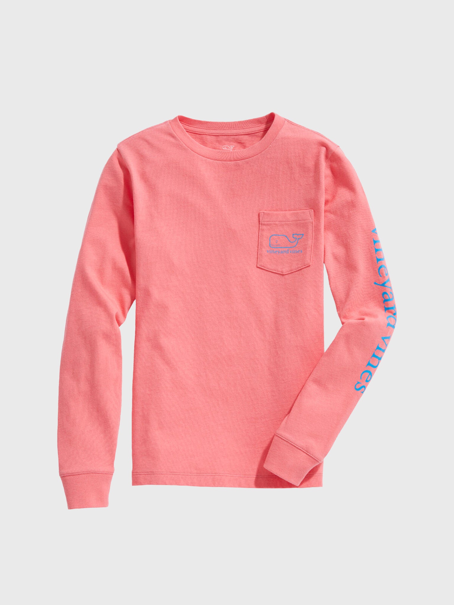 Vineyard Vines Boys' Glow In The Dark Whale Long-Sleeve Pocket Tee