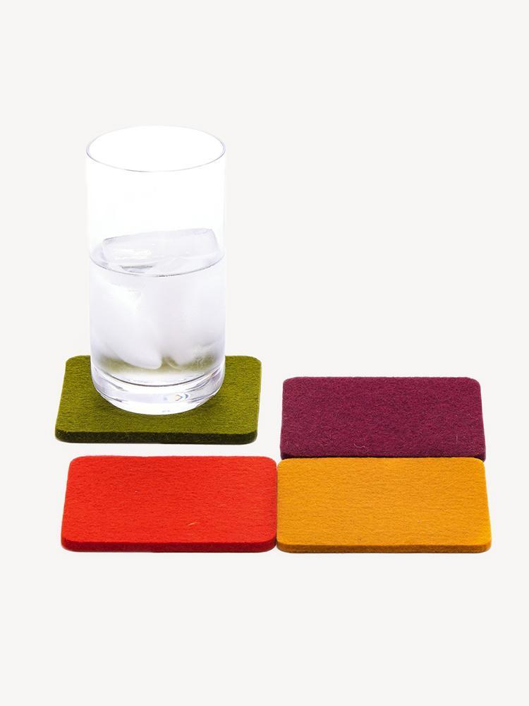 Graf Lantz Bierfilzl Square Felt Coasters - Saint Bernard