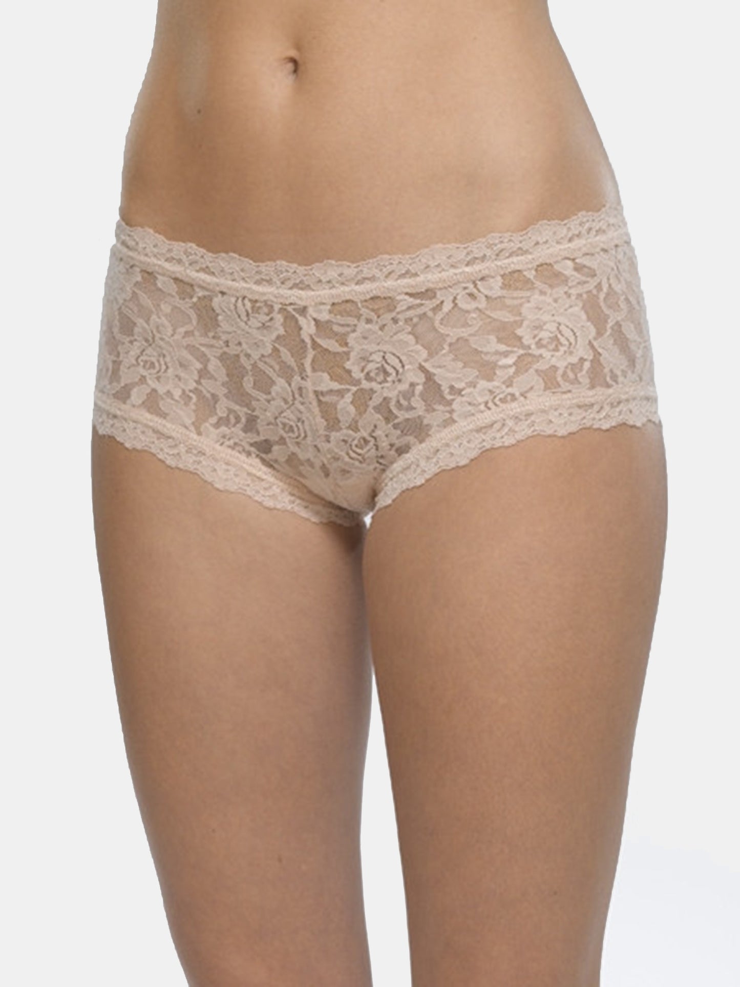 Hanky Panky Women’s Rolled Signature Lace Boy Short - Saint Bernard