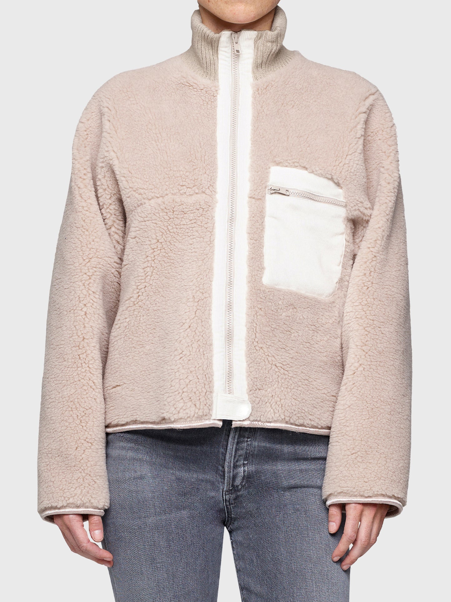 Citizens Of Humanity Women's Muted Pedal Sylvie Sherpa Jacket - Saint Bernard