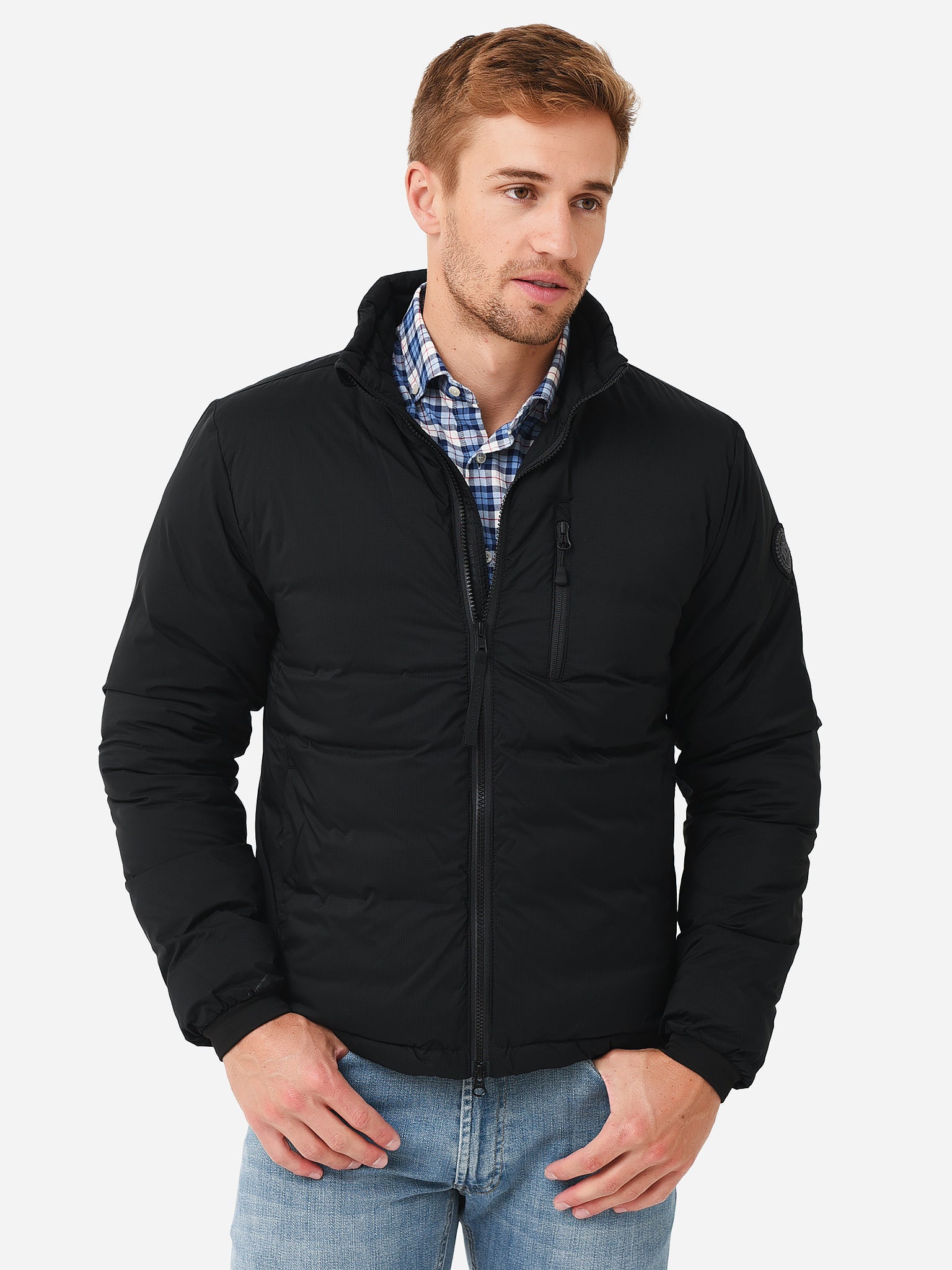Canada Goose Men's Black Label Lodge Jacket Saint Bernard