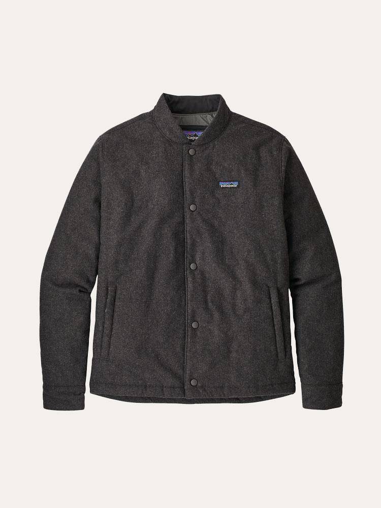 Patagonia Men's Recycled Wool Bomber Jacket - Saint Bernard