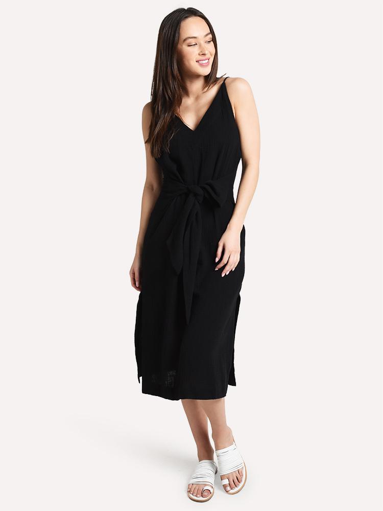Seafolly Women's Inka Gypsy Tie Front Slip Dress Saint Bernard Seafolly Women's Inka Gypsy Tie Front Slip Dress Saint Bernard