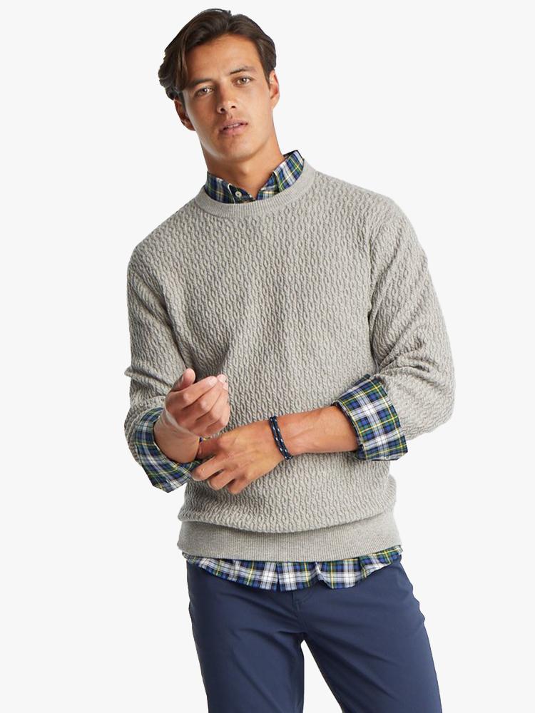Southern Tide Men's Grove Crewneck Pullover Sweater - Saint Bernard