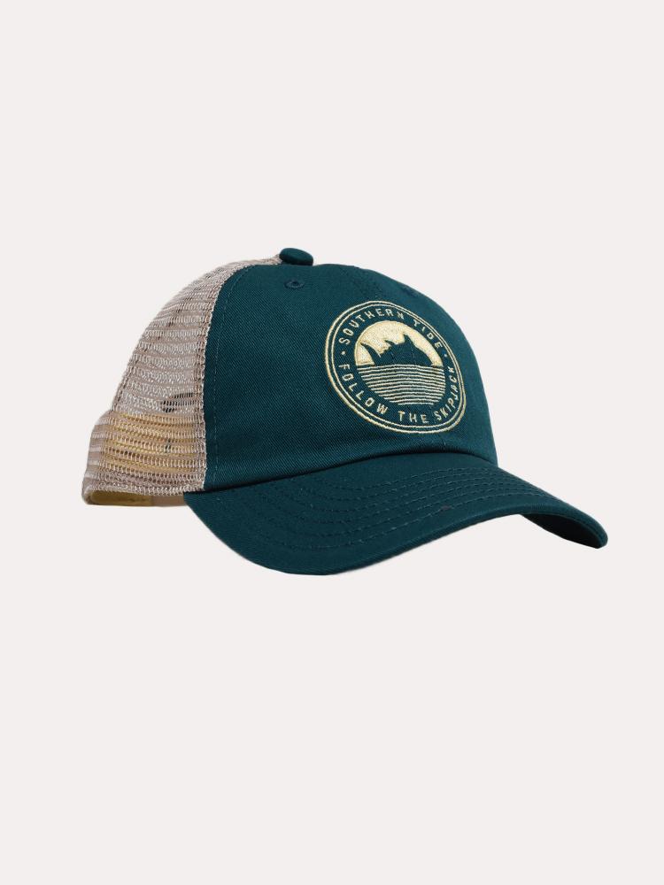 Southern Tide Kid's Follow the Skipjack Embroidered Trucker Hat - Saint Bernard