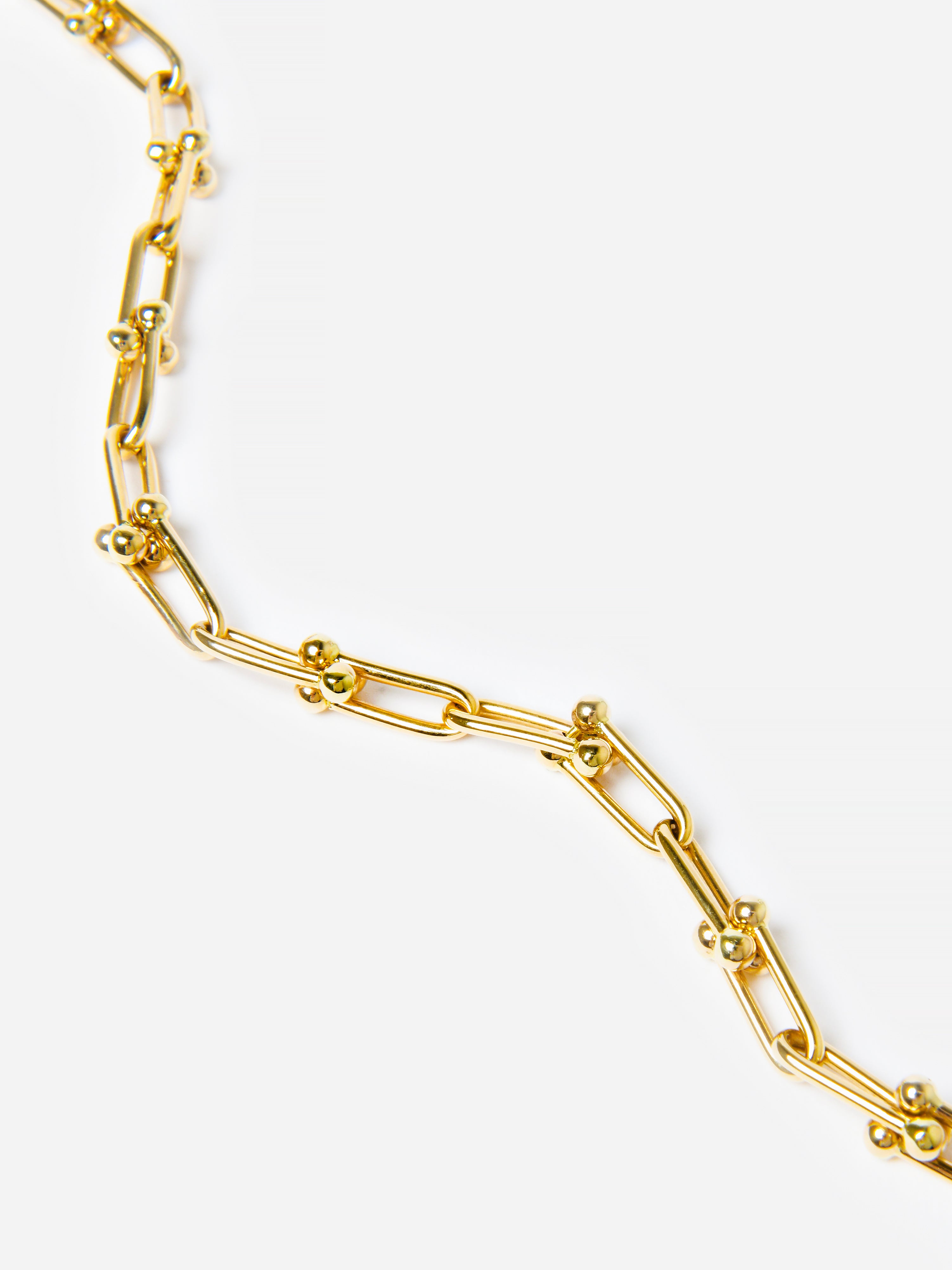 Francie B. Women's Chunky Gold Link Bracelet