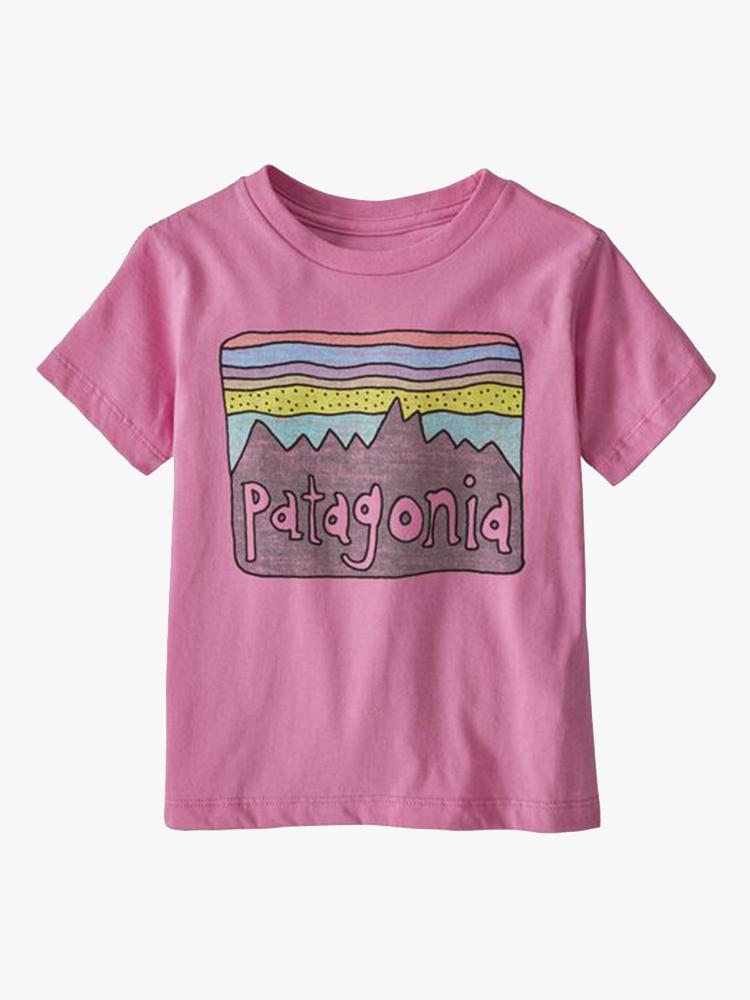 Patagonia Baby Fitz Roy Skies Organic T-shirt - Saint Bernard