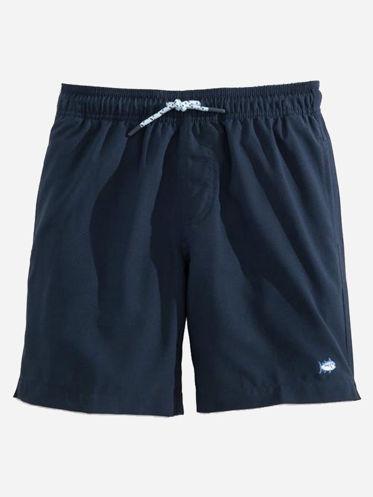Southern Tide Boys' Solid Swim Trunks - Saint Bernard