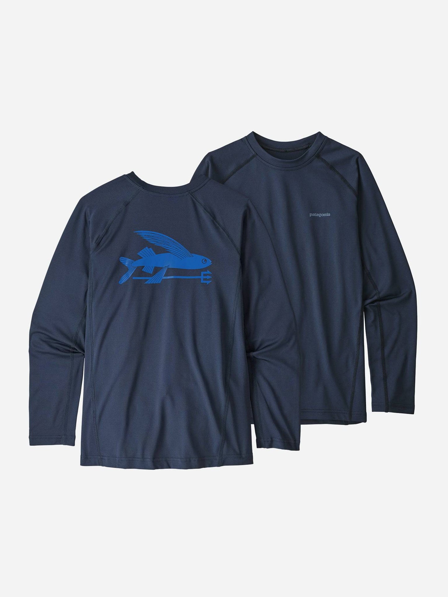 Patagonia Boys' Long Sleeve Capilene Silkweight Rash Guard - Saint Bernard