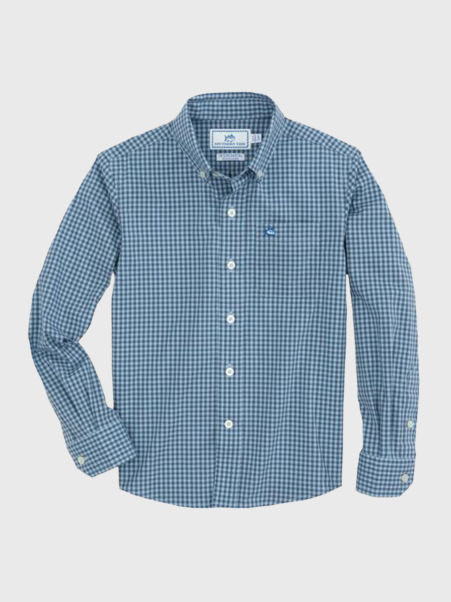 Southern Tide Boys' Check Sport Button-Down Shirt - Saint Bernard