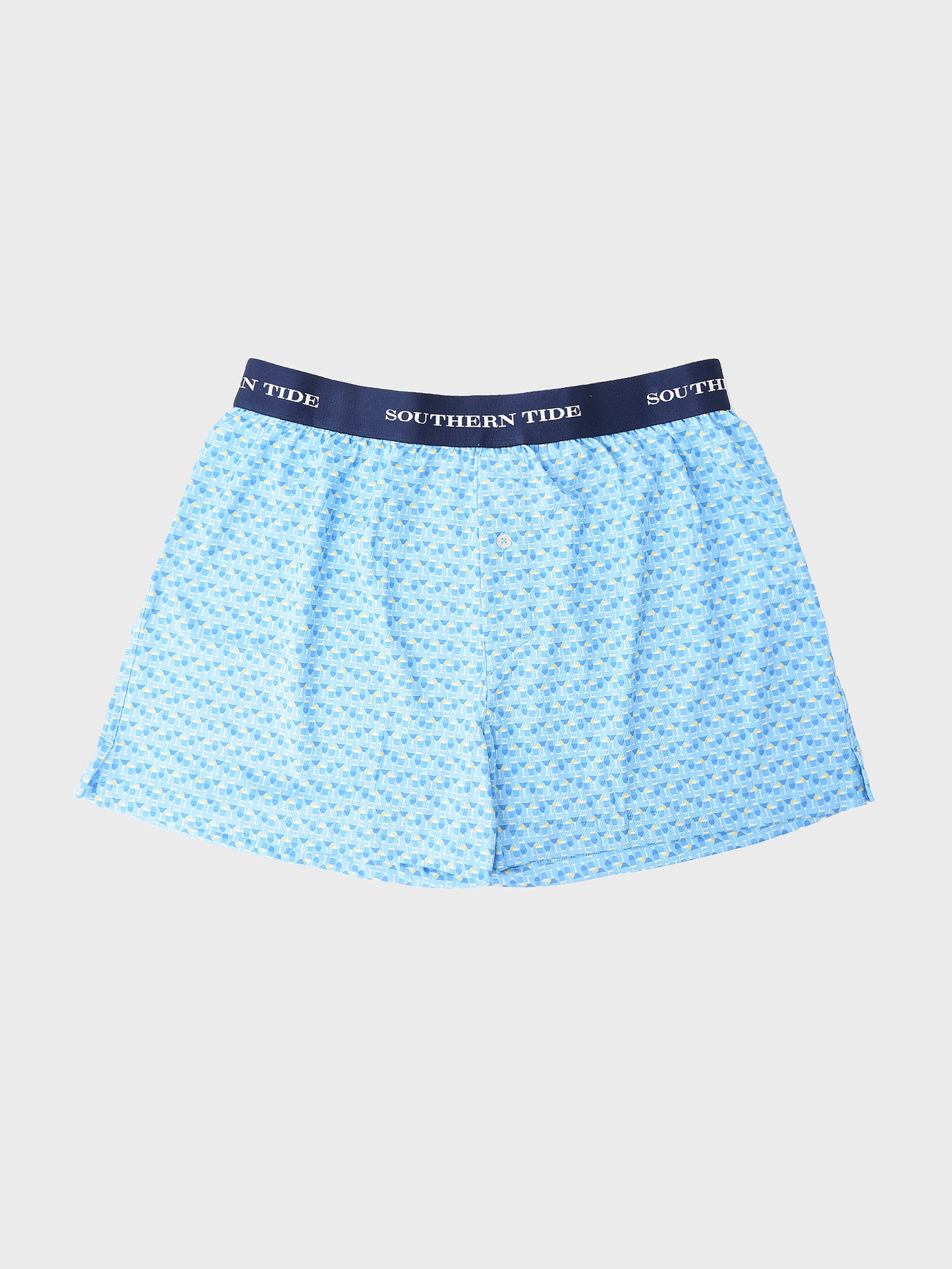 Southern Tide Men's Drink of the Day Performance Boxer Short - Saint Bernard