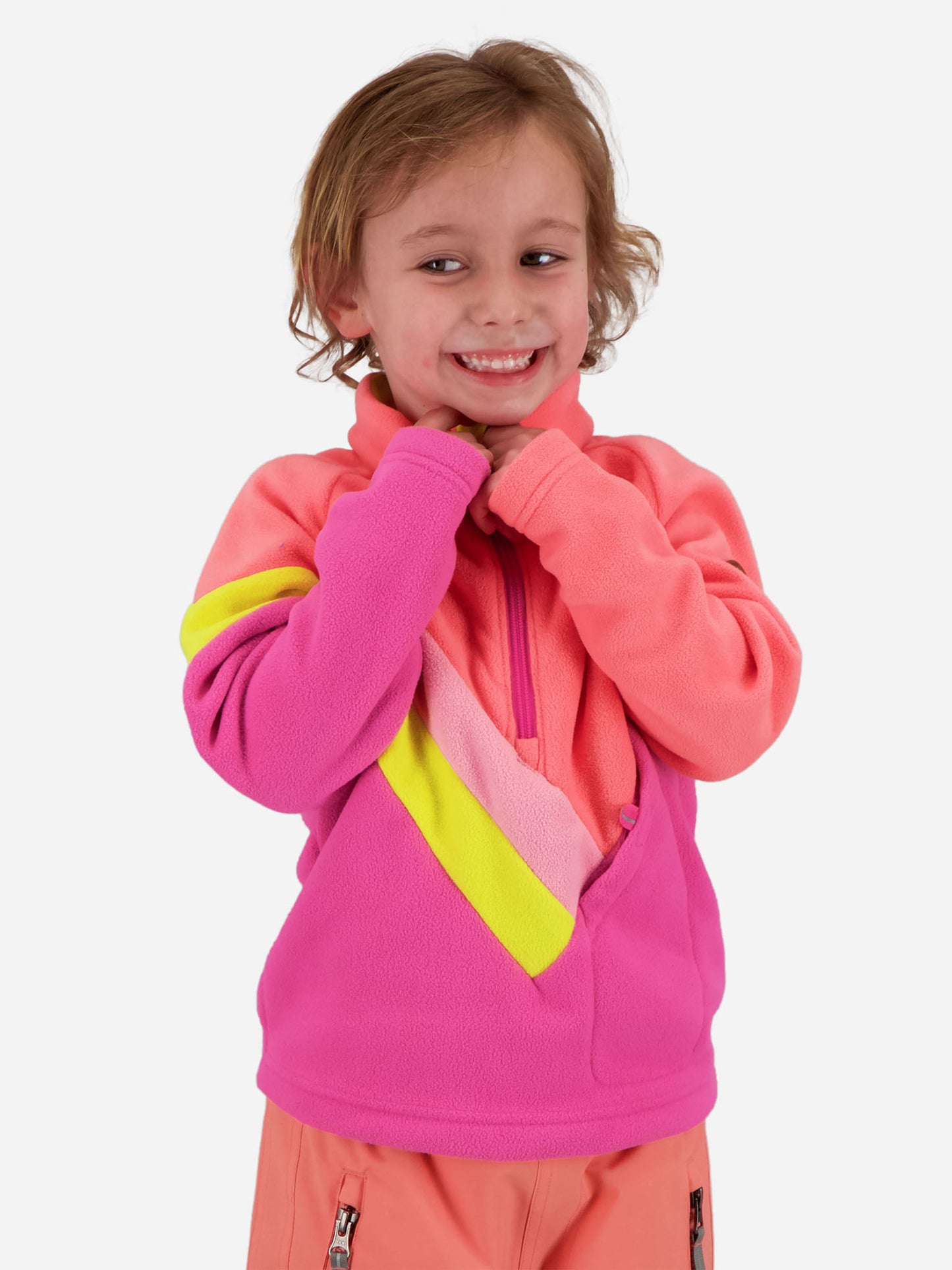 Obermeyer Little Kids' Morgan Fleece Top - Saint Bernard