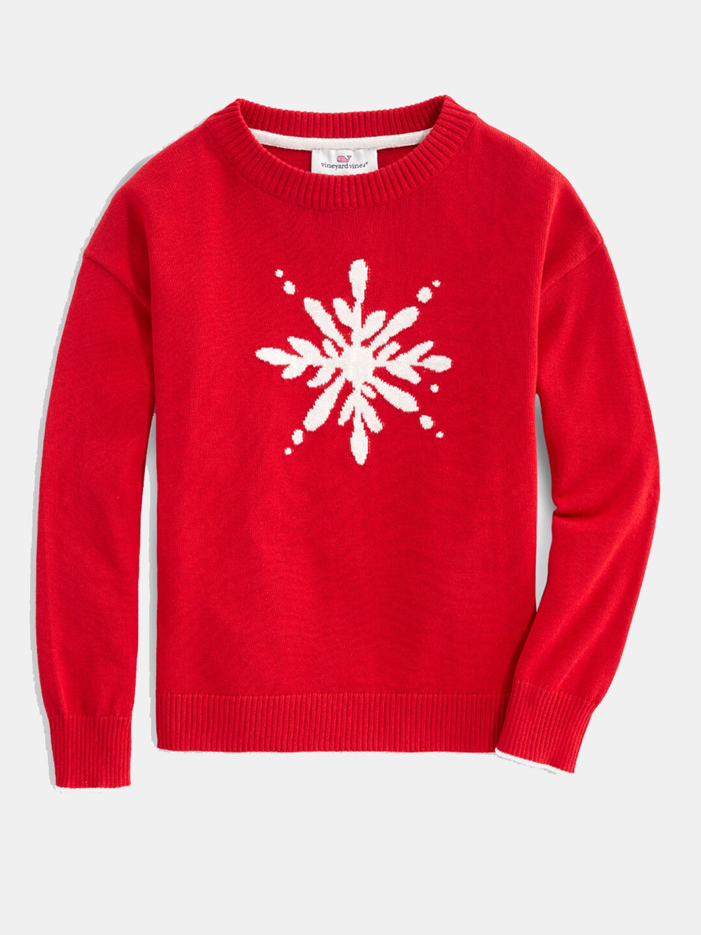 Vineyard Vines Girls' Snowflake Sweater - Saint Bernard