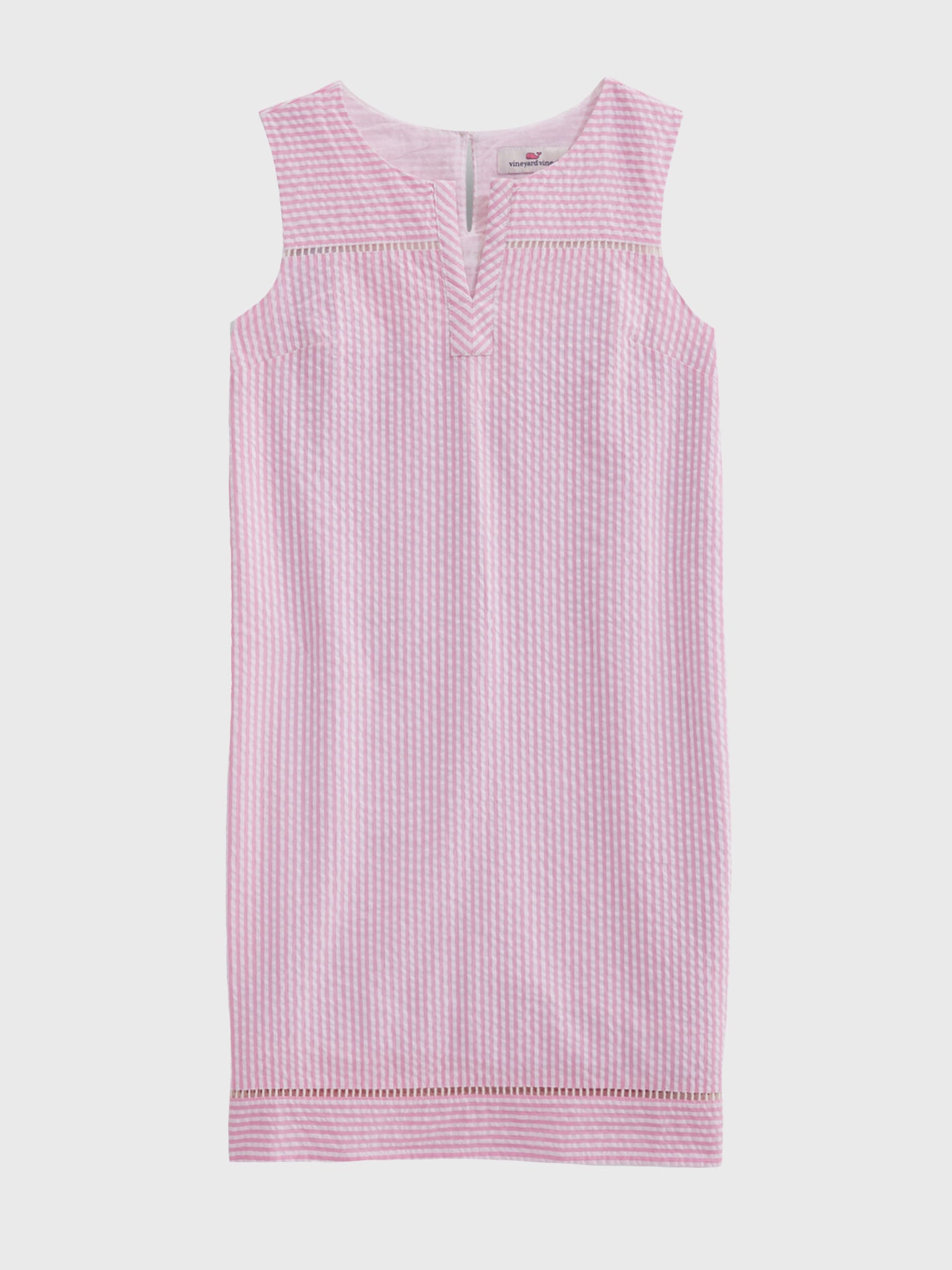 Vineyard Vines Girls' Seersucker Shift Dress Saint Bernard