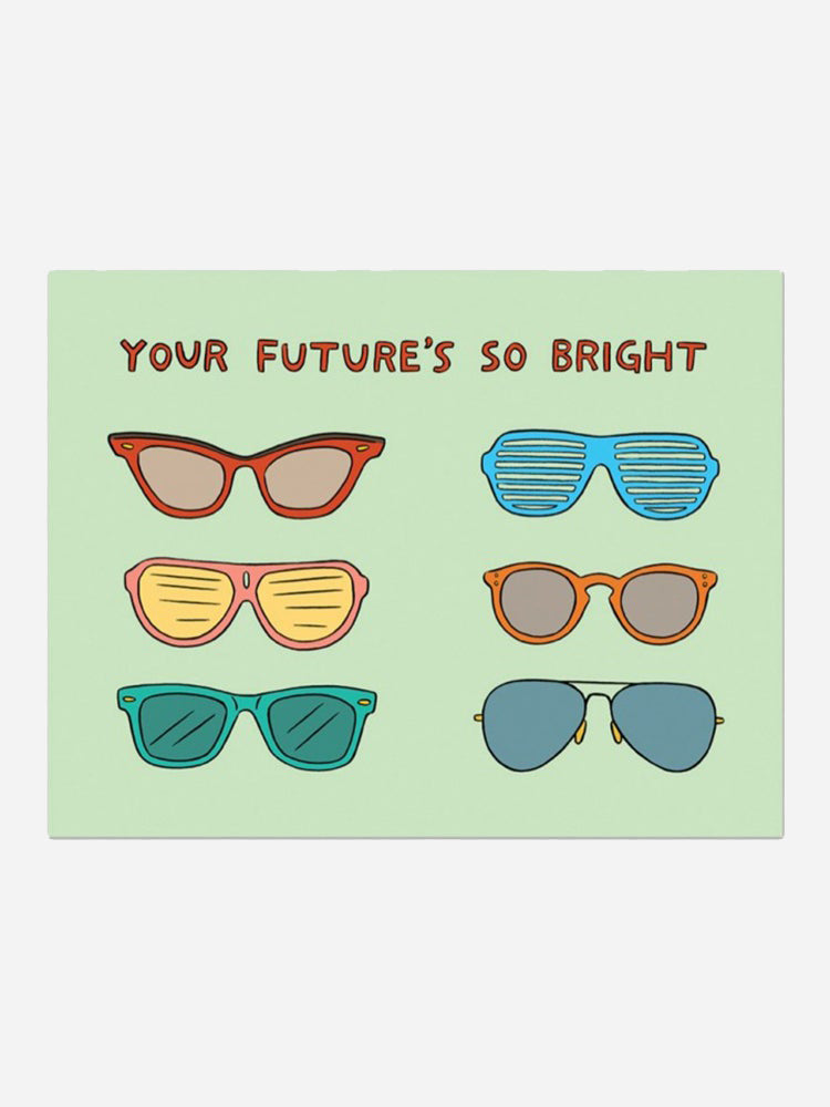 Your Future's So Bright Card - Saint Bernard