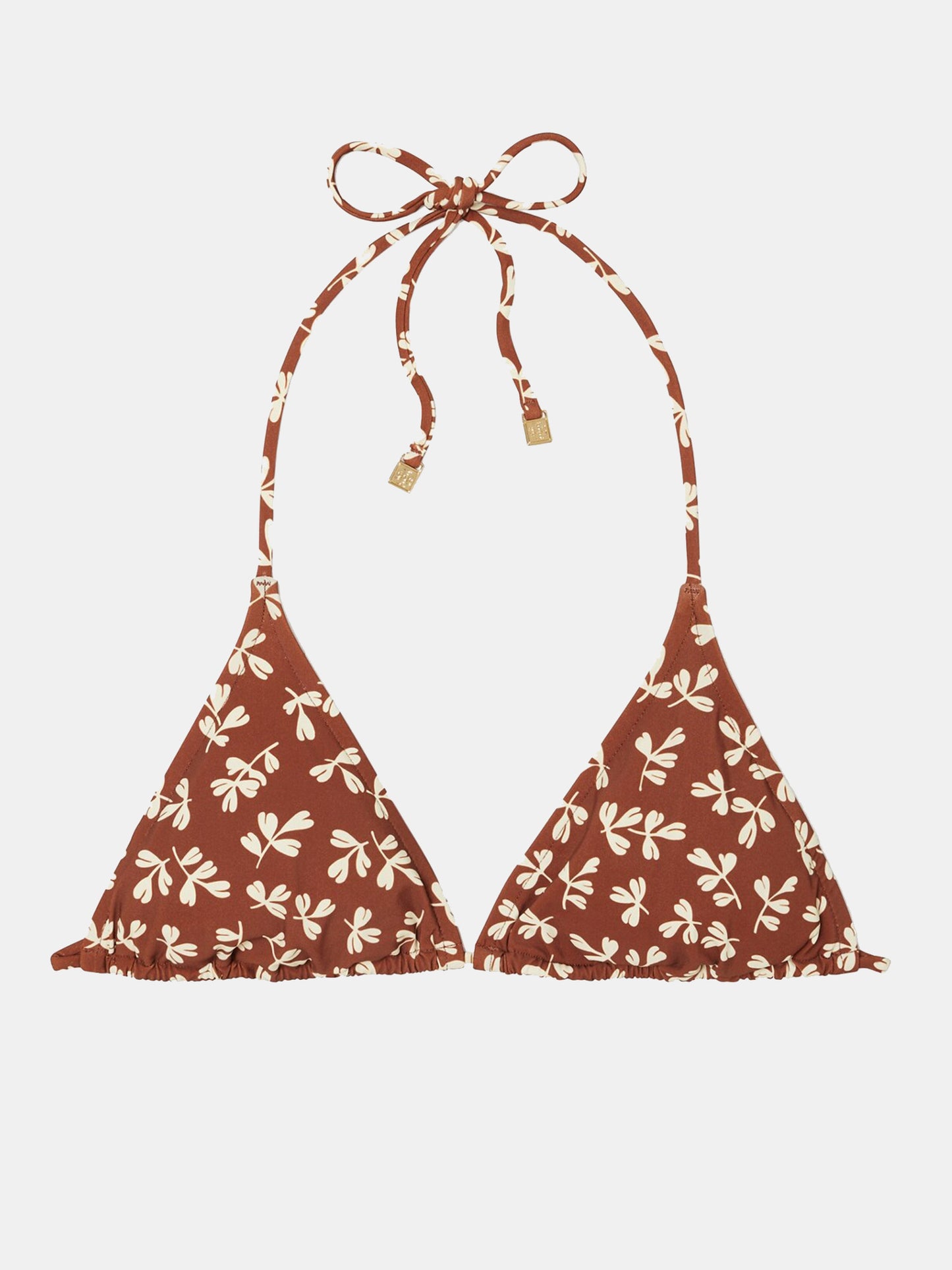 Tory Burch Printed Triangle Bikini Top - Saint Bernard