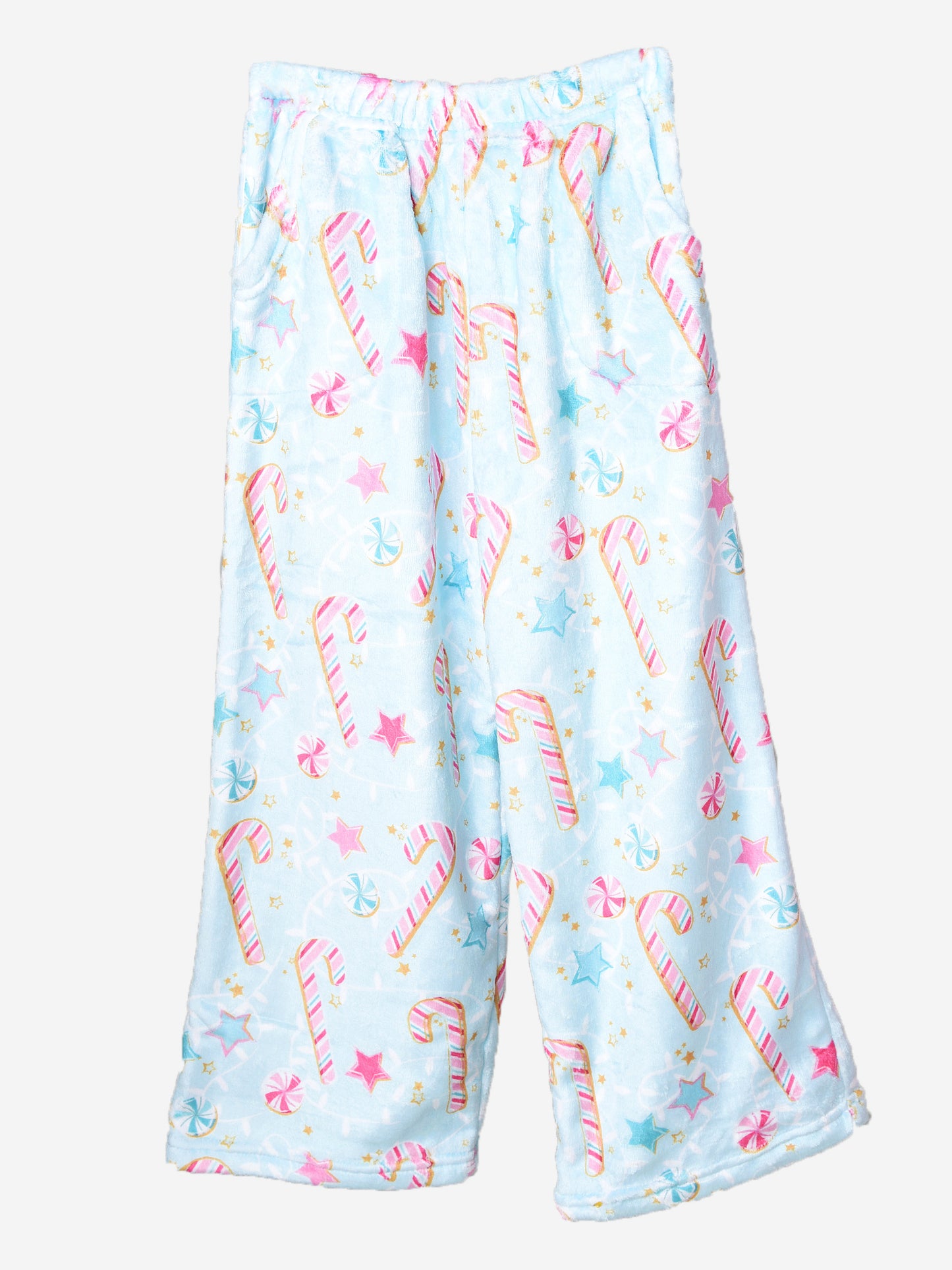 Iscream Candy Canes Plush Pants - Saint Bernard