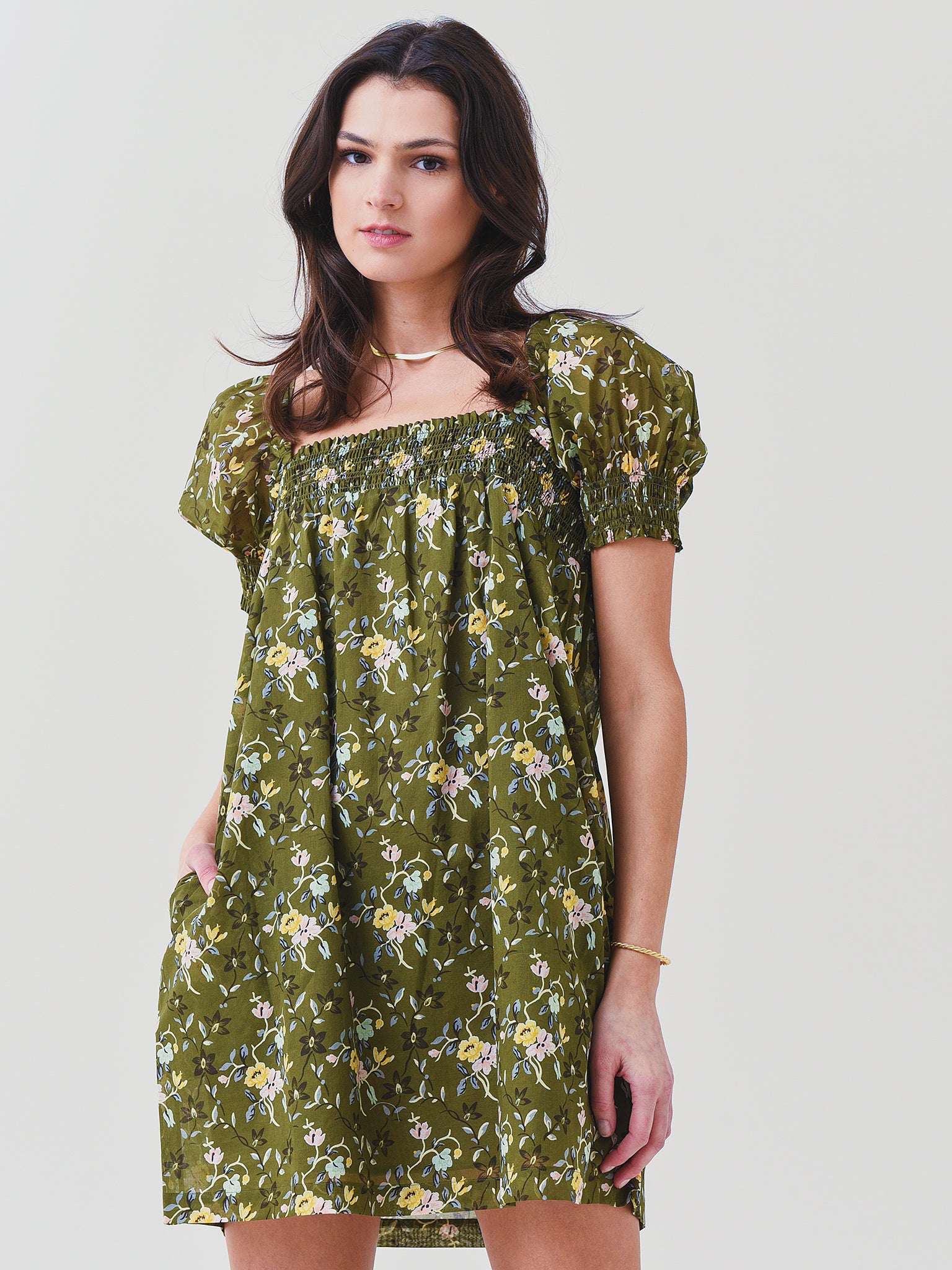 tory burch short dress Tory Burch Women's Smocked Mini Dress