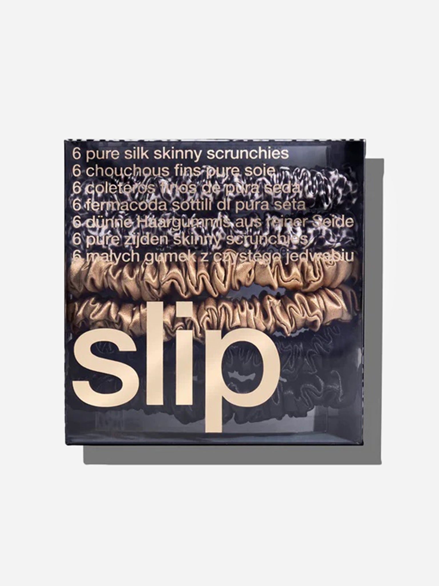 SLIP Multi Skinny Scrunchies Slip Pure Silk Skinny Scrunchies – Slip – bluemercury main image 2