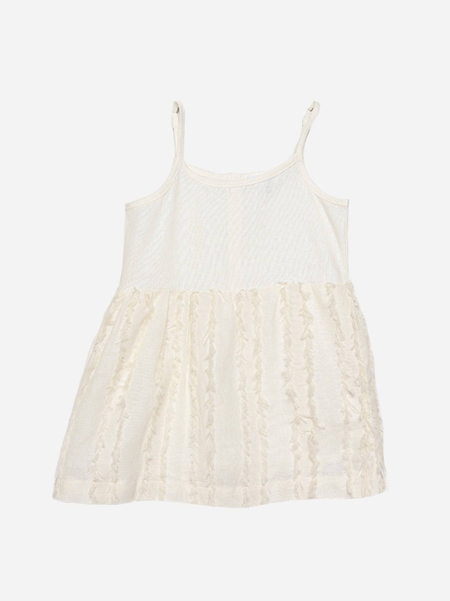 Mo:Vint Girls' Back Button Down Cami Dress - Saint Bernard