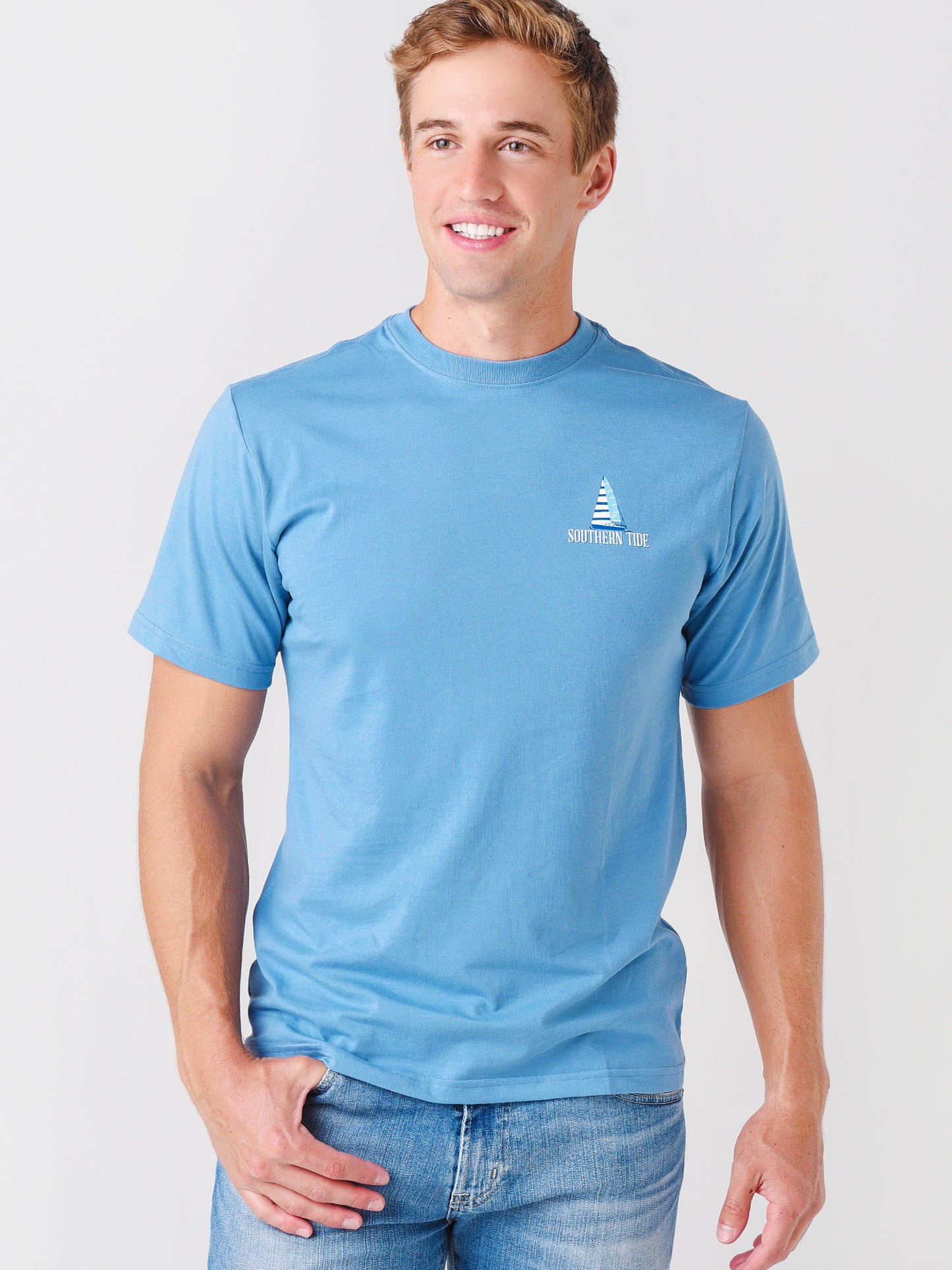 Southern Tide Men's Southern Series Sailing T-Shirt - Saint Bernard