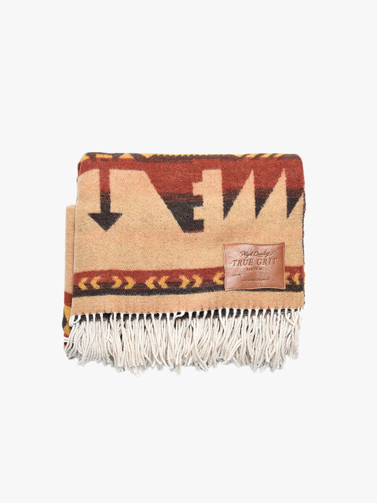 True Grit Tribal Fringes Blanket - Saint Bernard