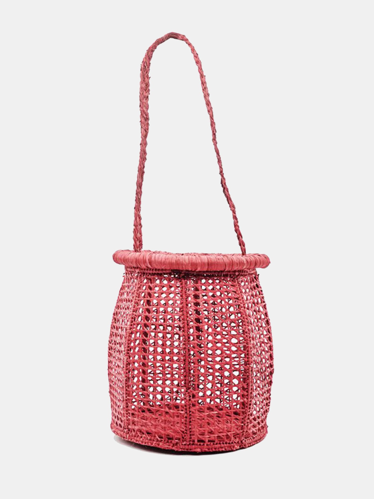 KAANAS Neiva Handwoven Lantern Handbag - Saint Bernard